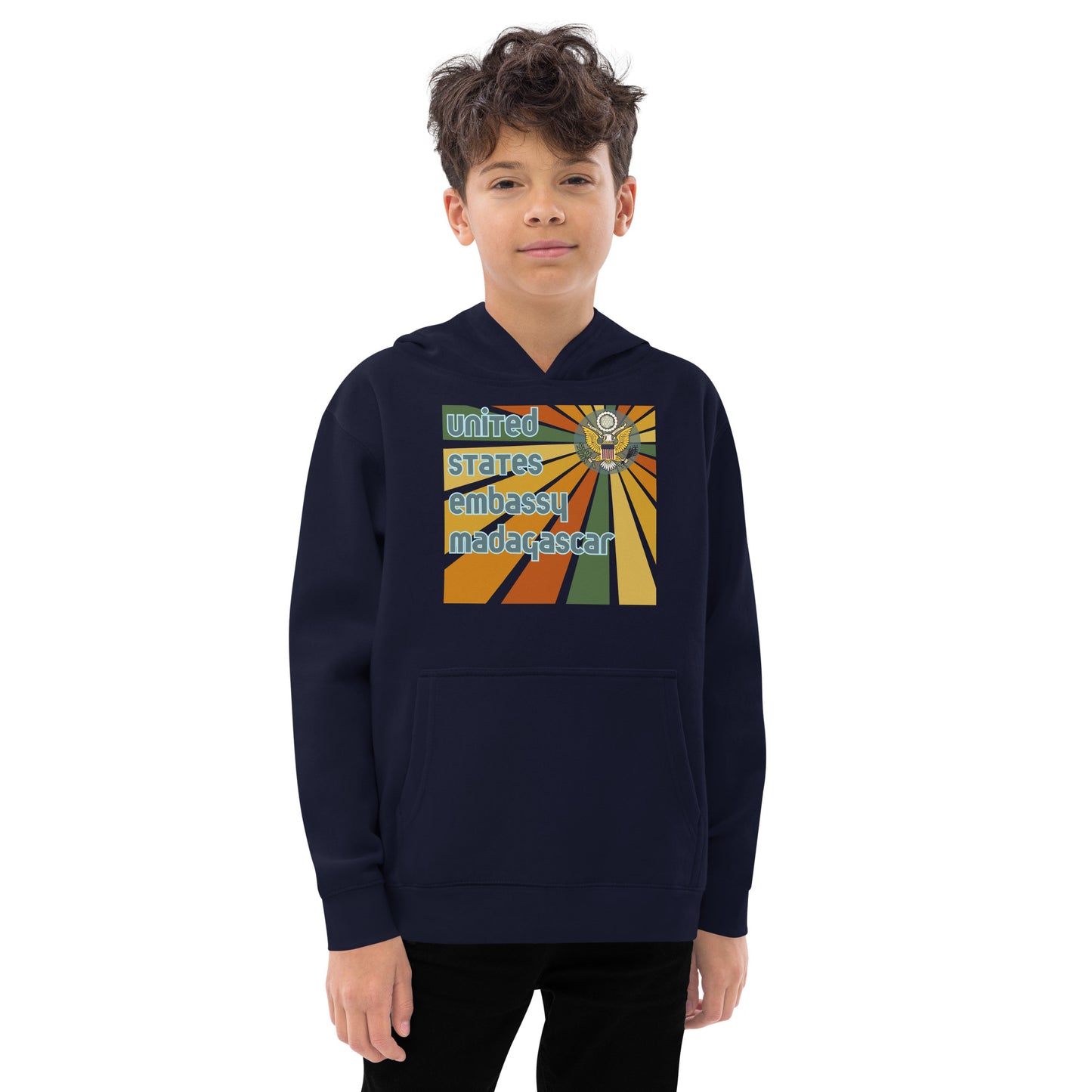 Youth Hoodie, Sunburst: Madagascar and Comoros