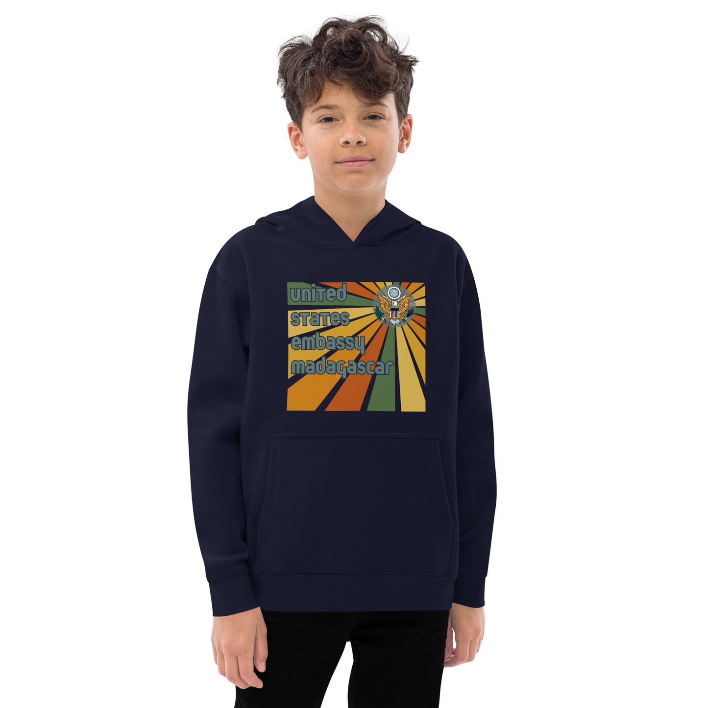 Youth Hoodie, Sunburst: Madagascar and Comoros