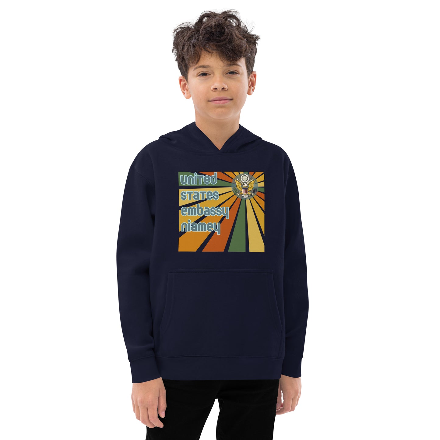 Youth Hoodie, Sunburst: Niamey