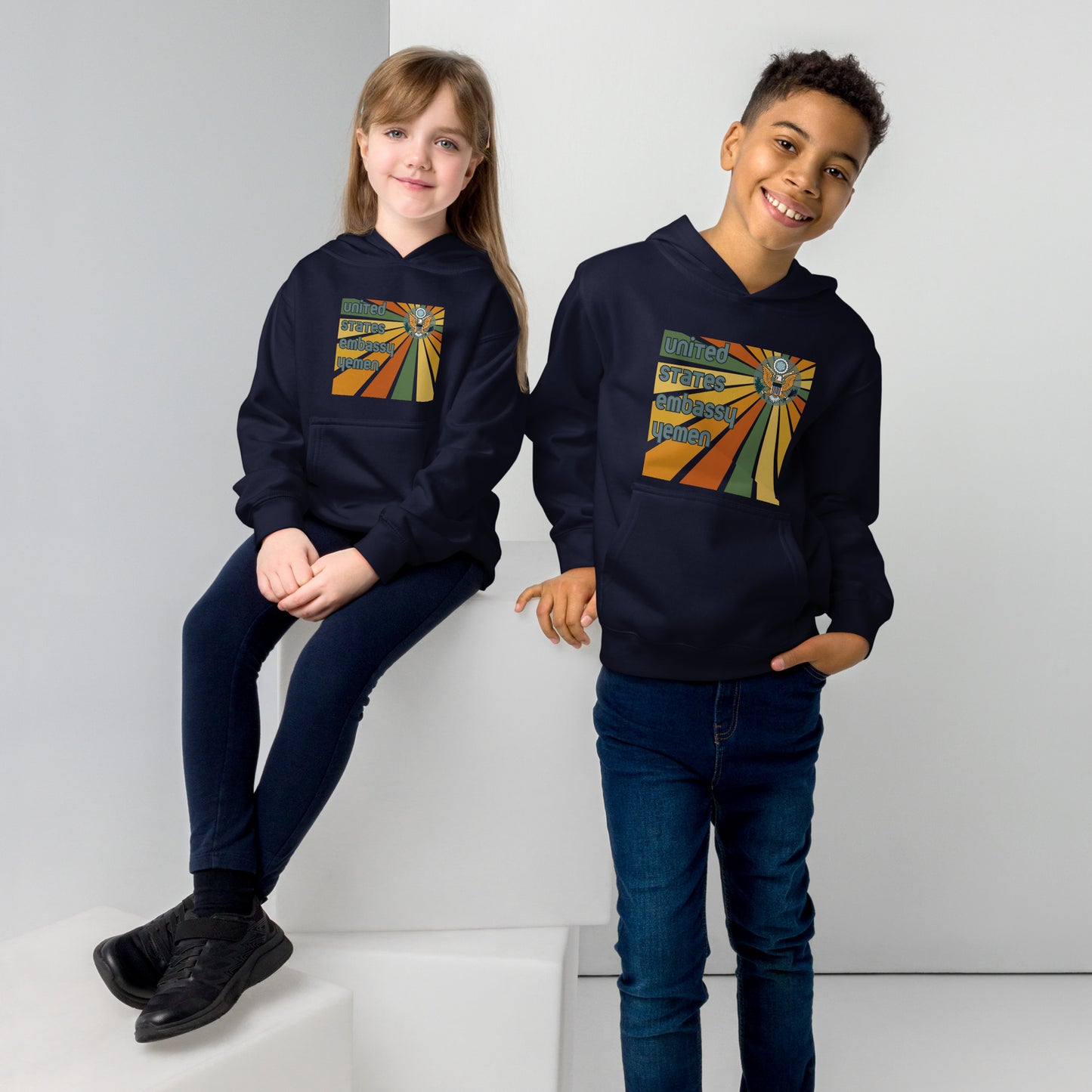 Youth Hoodie, Sunburst: Yemen