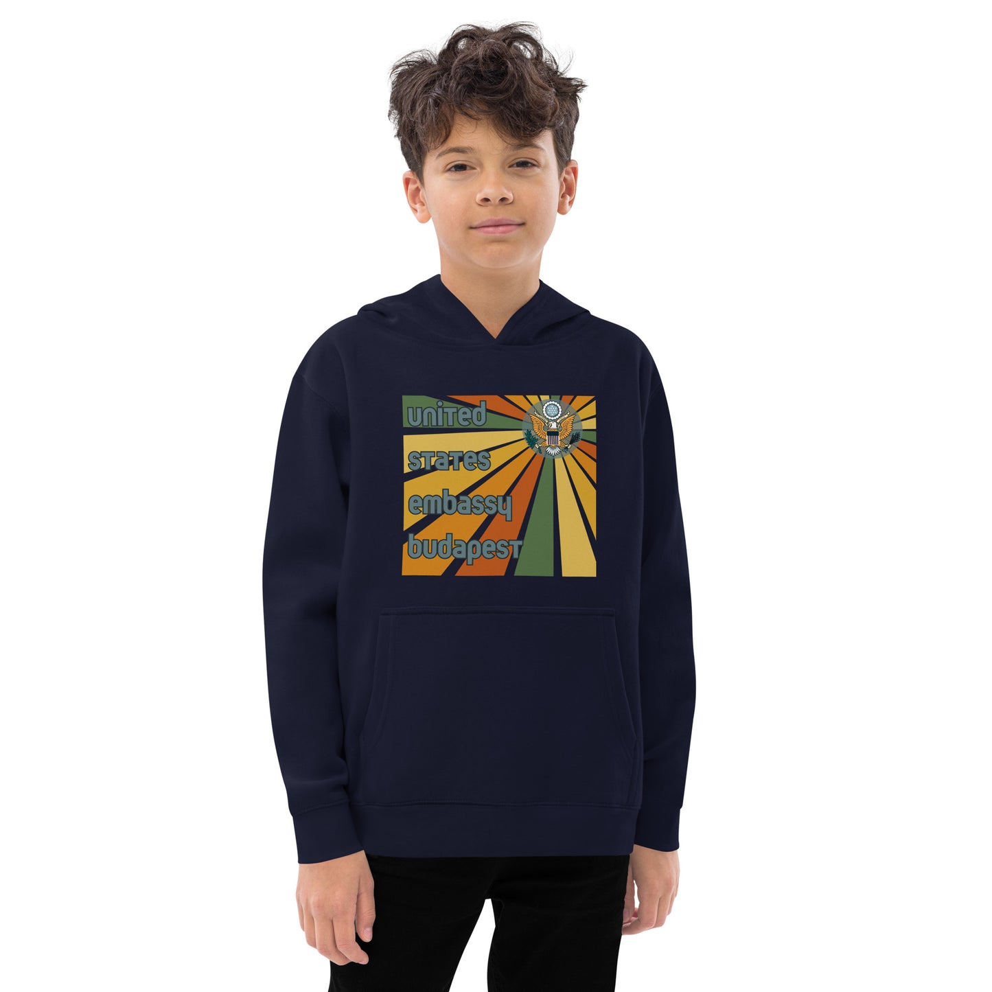 Youth Hoodie, Sunburst: Hungary
