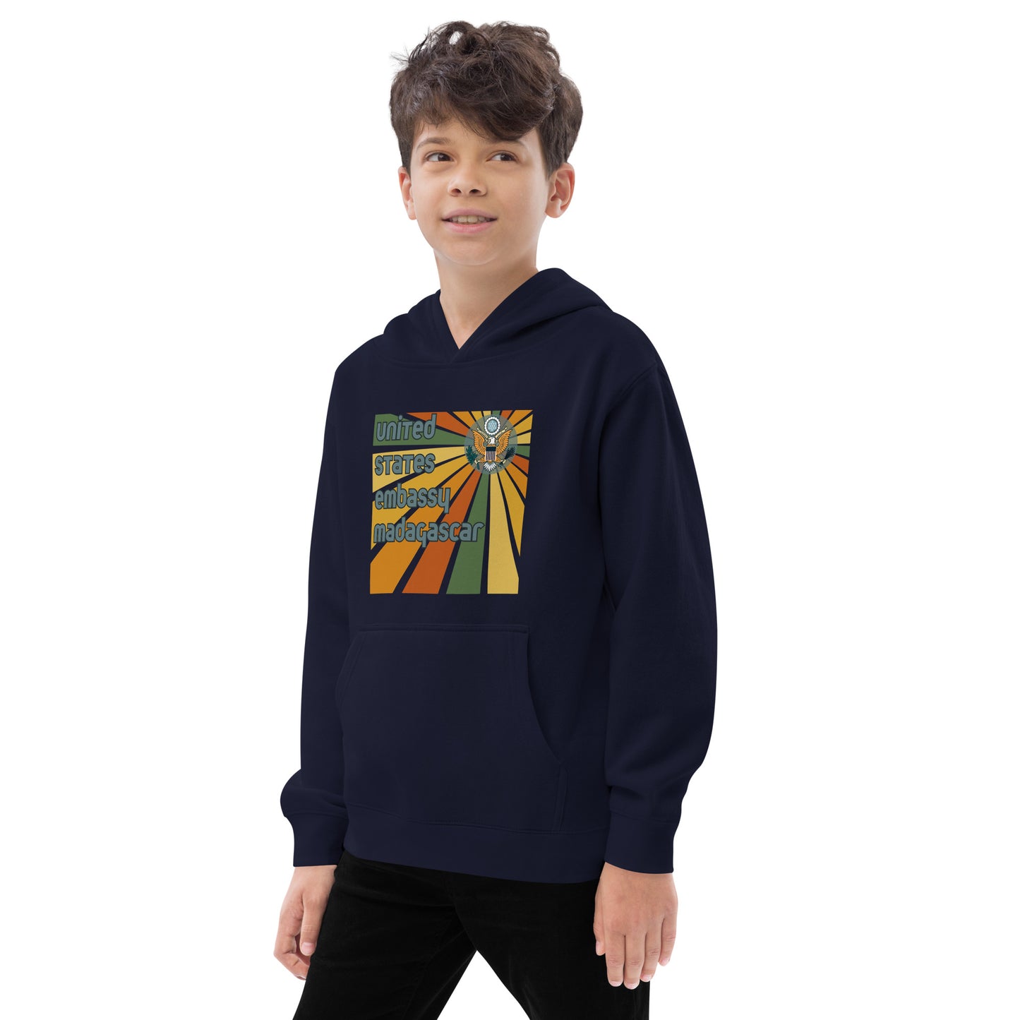 Youth Hoodie, Sunburst: Madagascar and Comoros