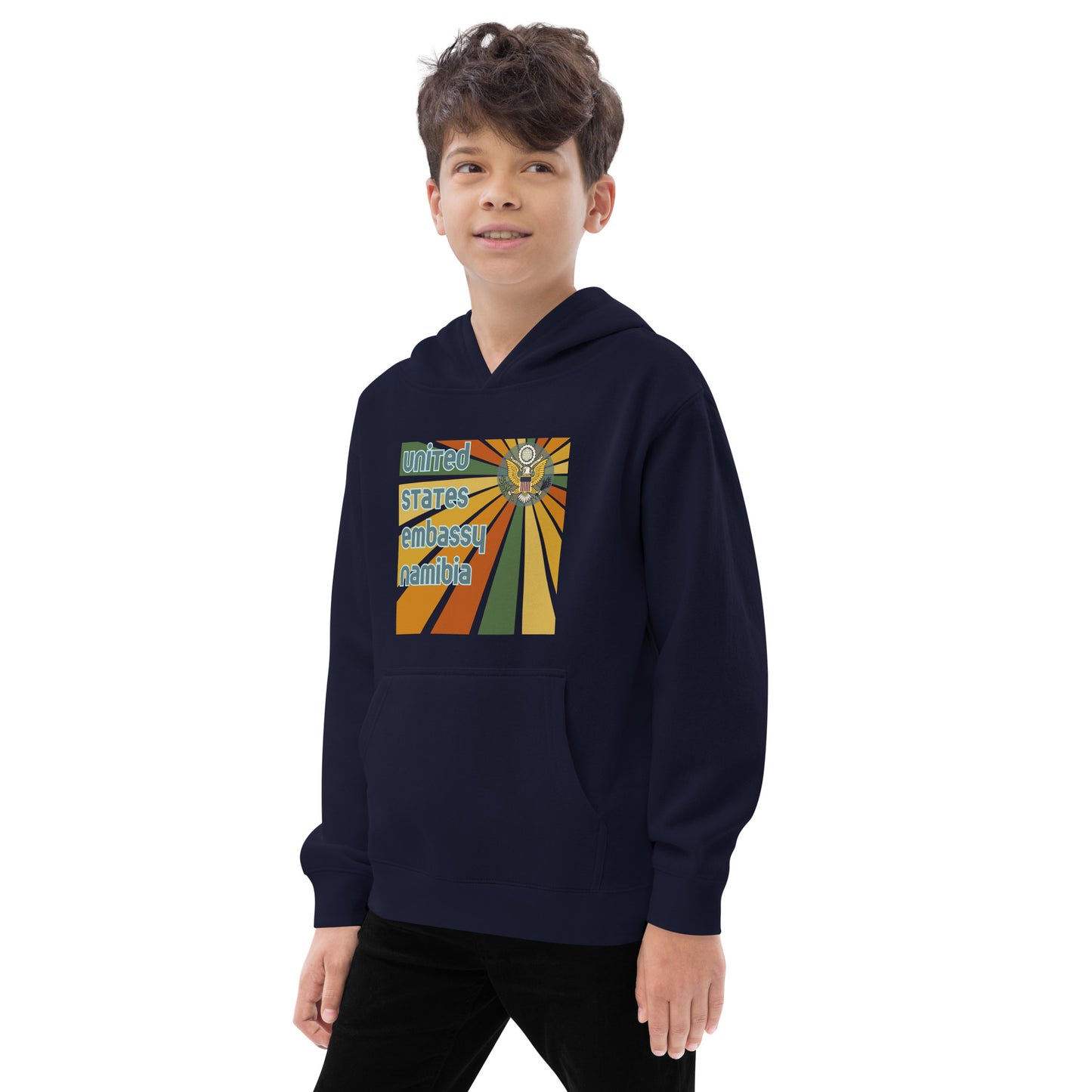 Youth Hoodie, Sunburst: Namibia