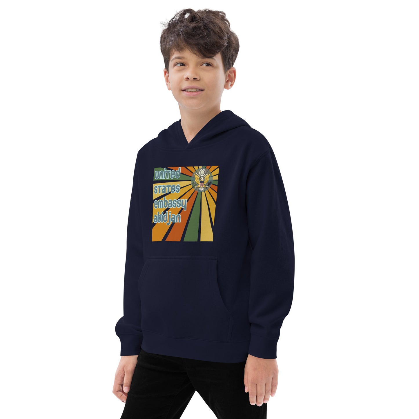 Youth Hoodie, Sunburst: Abidjan