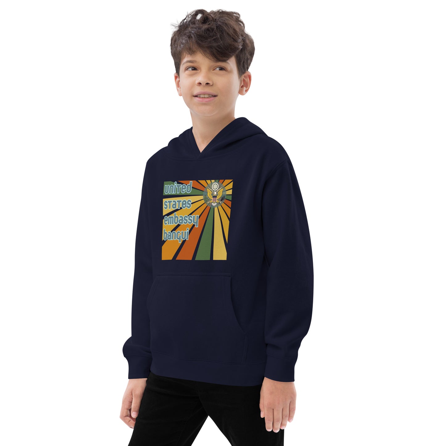 Youth Hoodie, Sunburst: Bangui