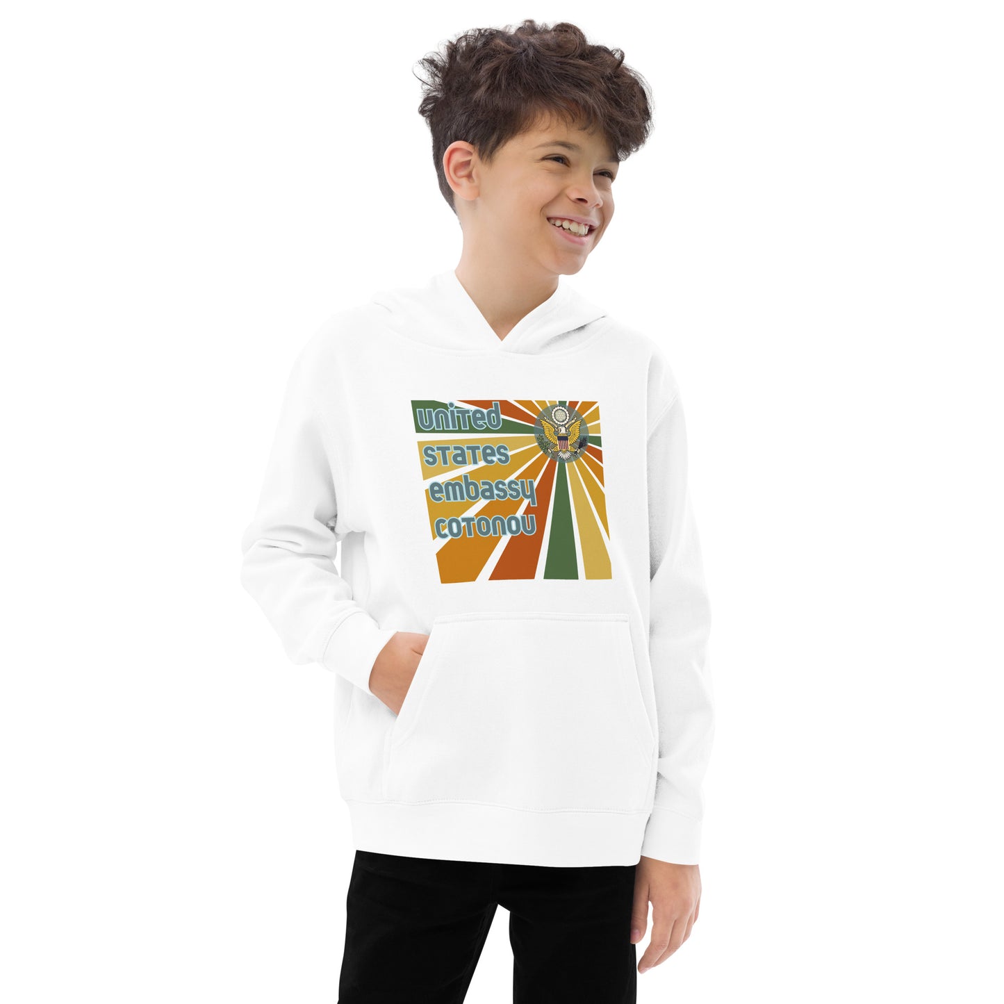 Youth Hoodie, Sunburst: Cotonou