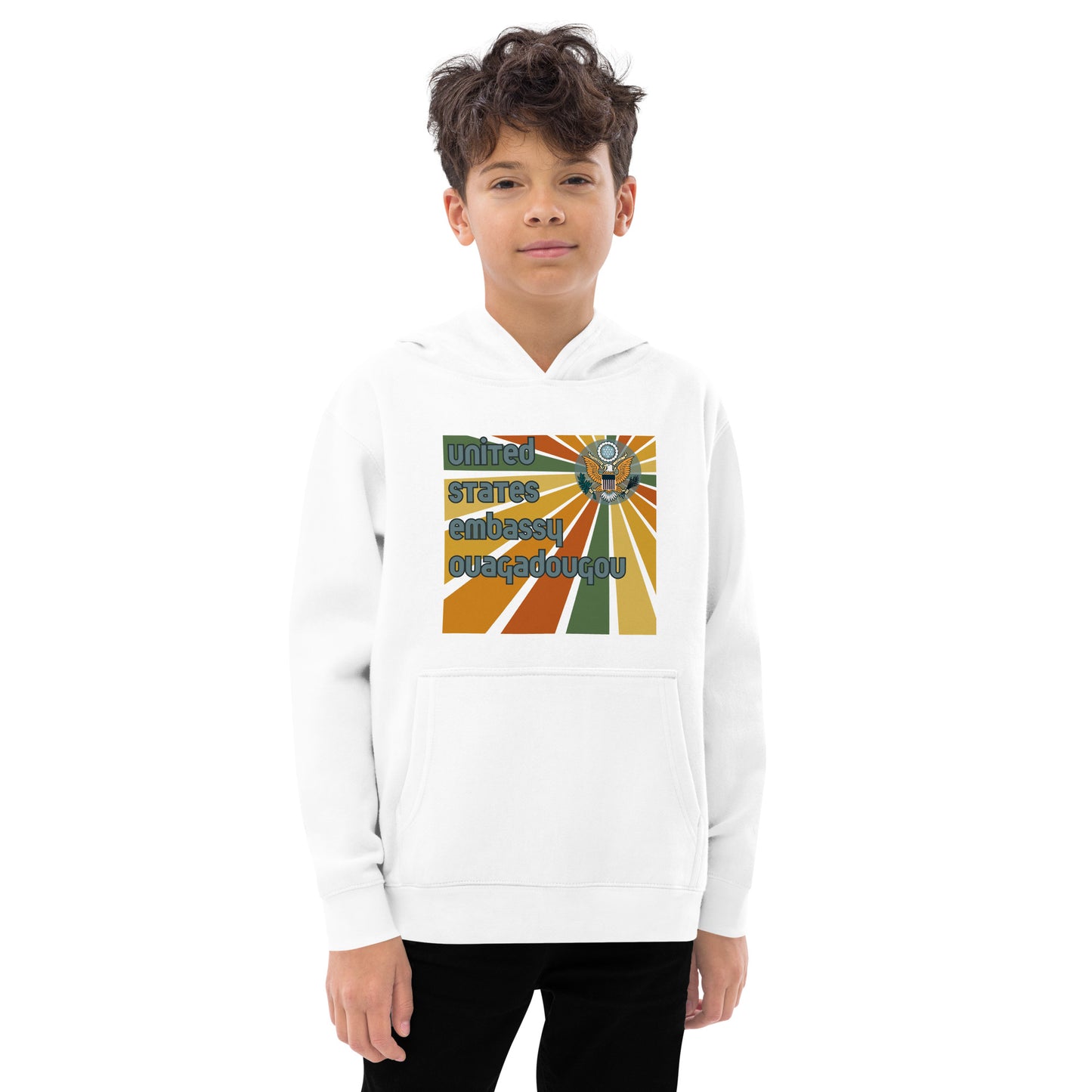 Youth Hoodie, Sunburst: Ouagadougou