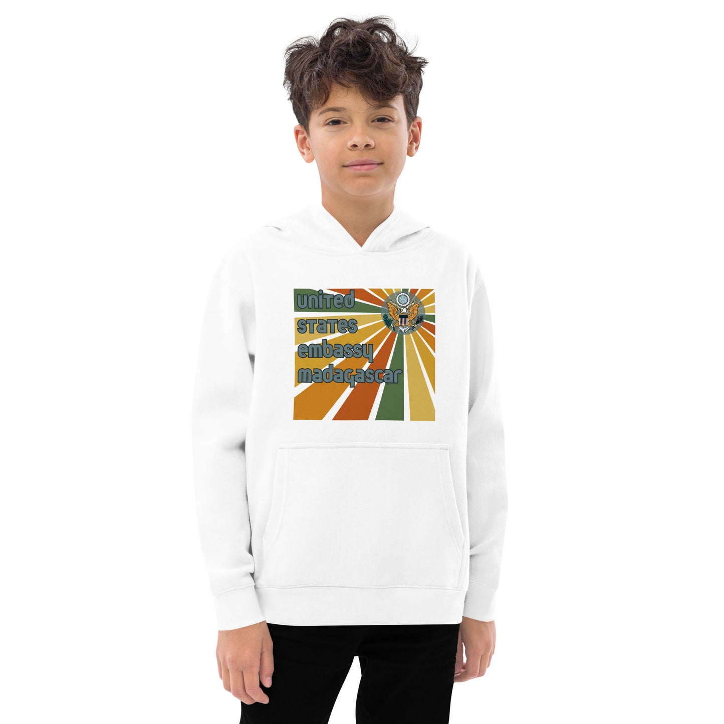 Youth Hoodie, Sunburst: Madagascar and Comoros