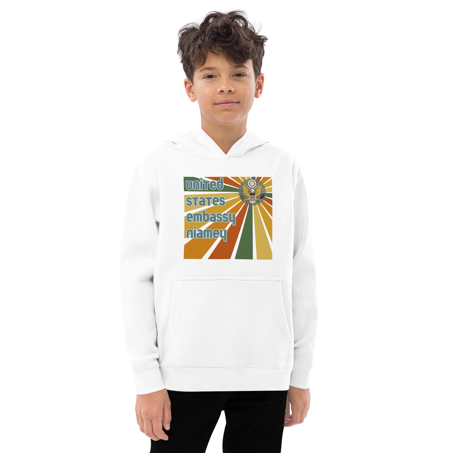 Youth Hoodie, Sunburst: Niamey