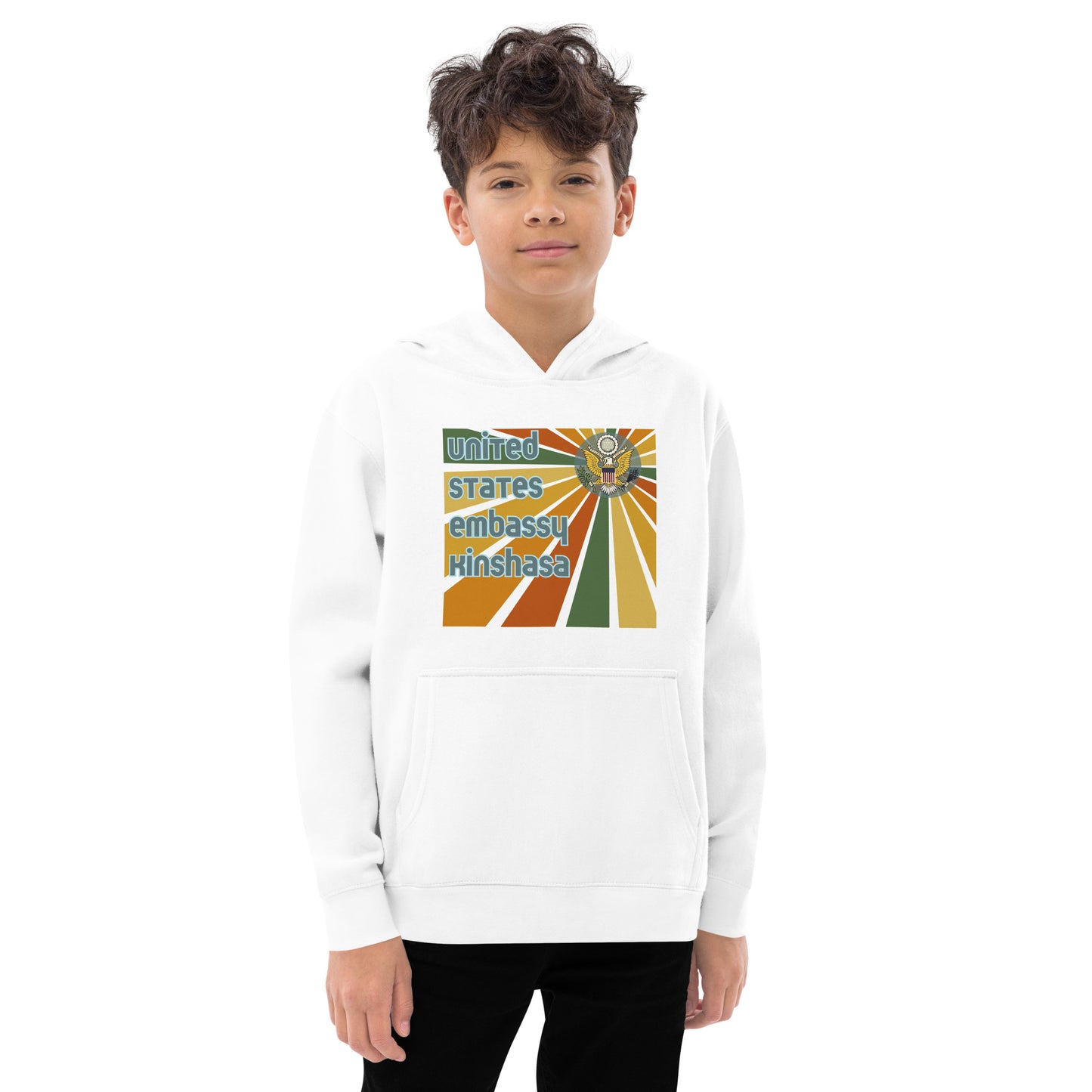 Youth Hoodie, Sunburst: Kinshasa