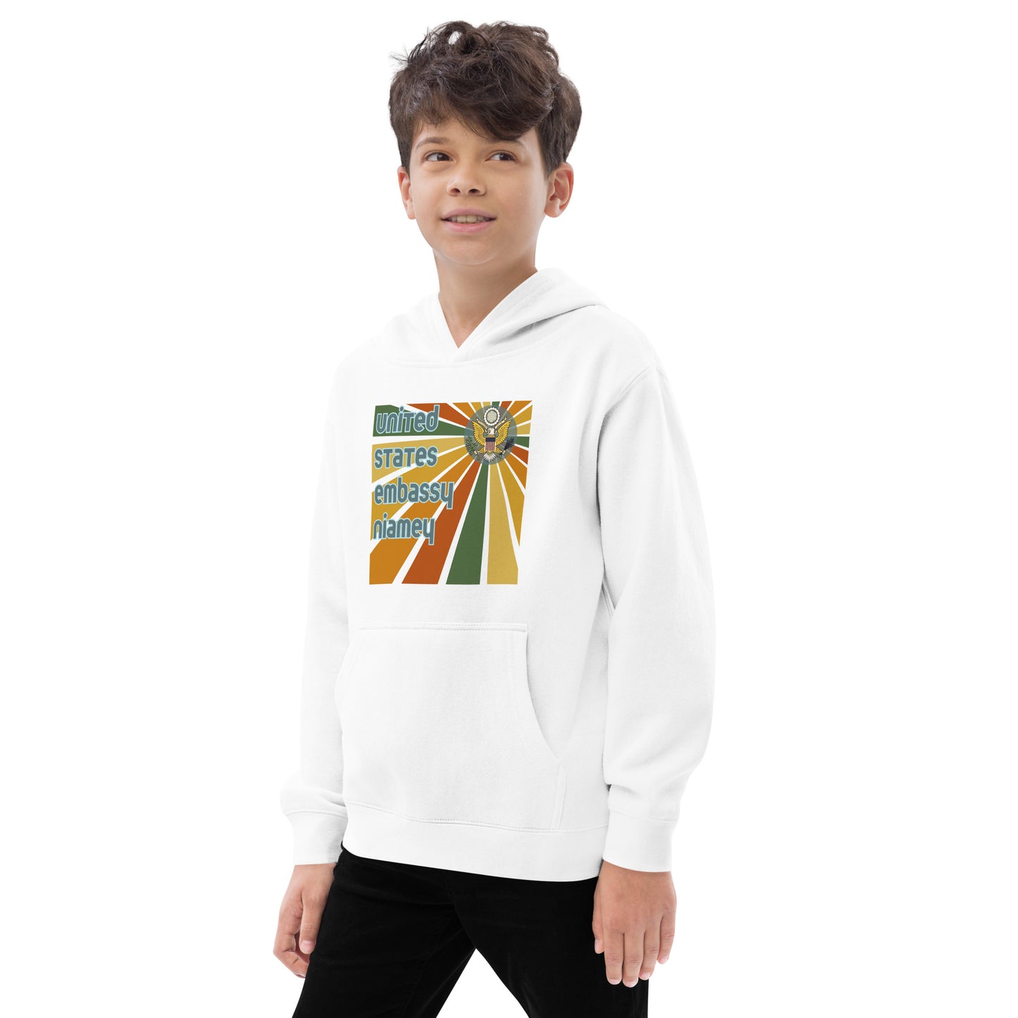 Youth Hoodie, Sunburst: Niamey