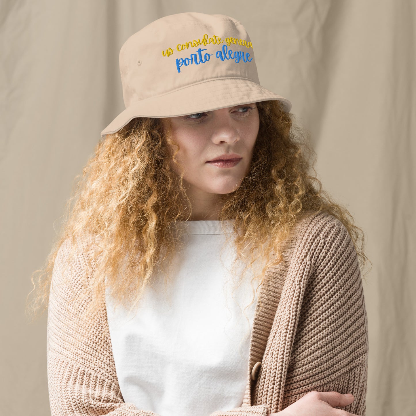 Organic Bucket Hat: Porto Alegre