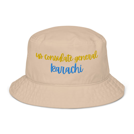 Organic Bucket Hat: Karachi