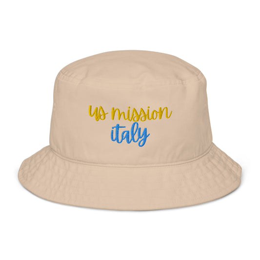 Organic Bucket Hat: Italy
