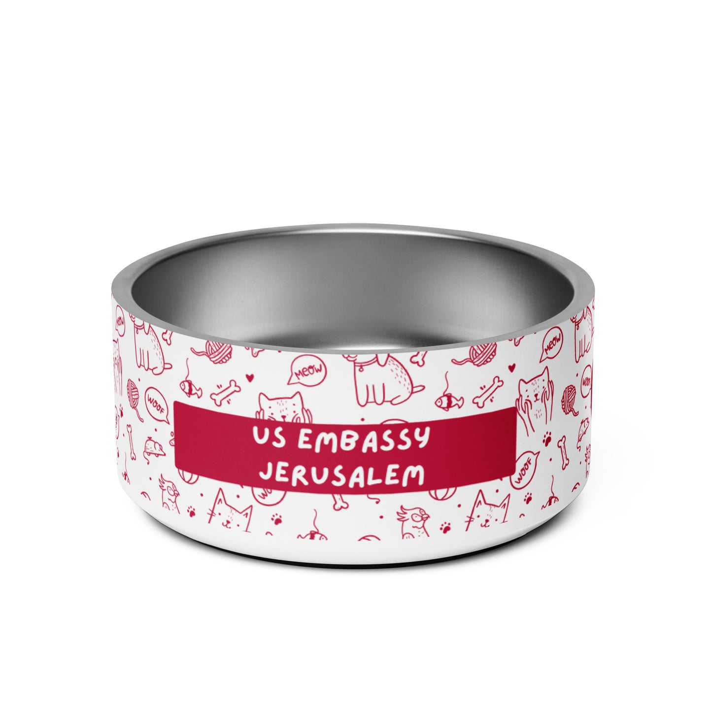 Stylish Pet Bowl: Jerusalem