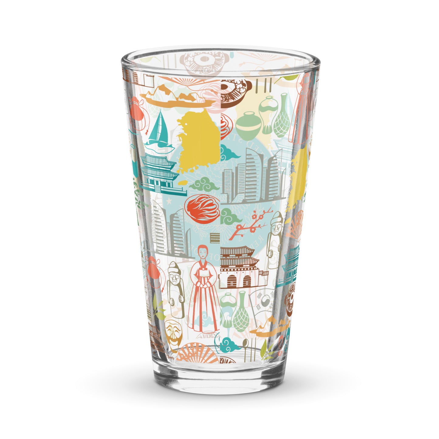 Shaker Pint Glass: Korea