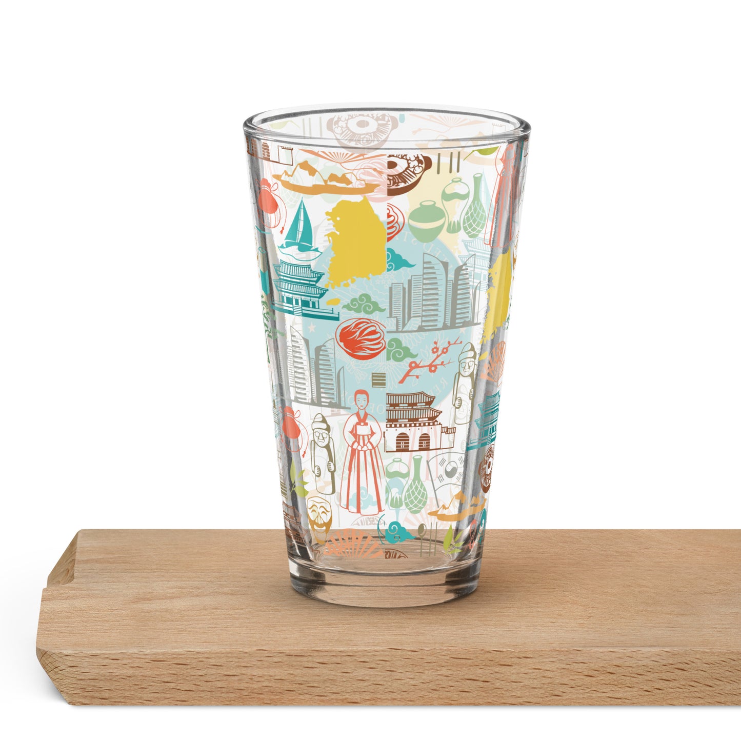 Shaker Pint Glass: Korea