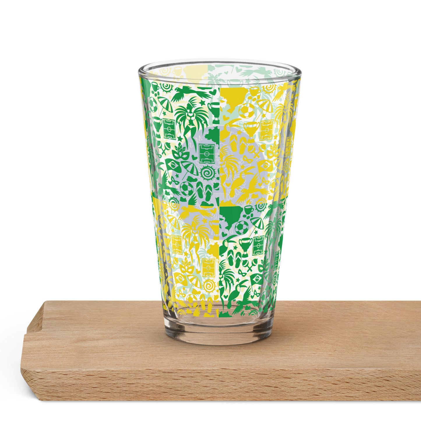 Shaker Pint Glass: Brazil