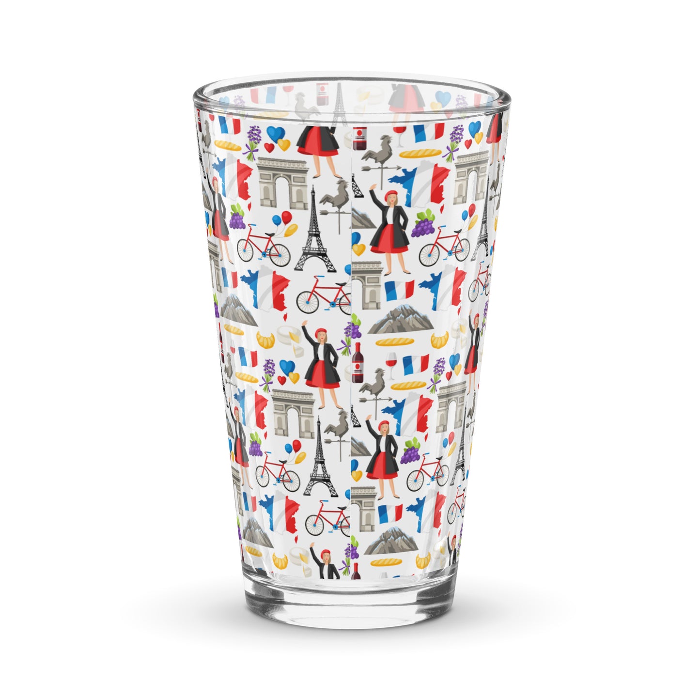 Shaker Pint Glass: France