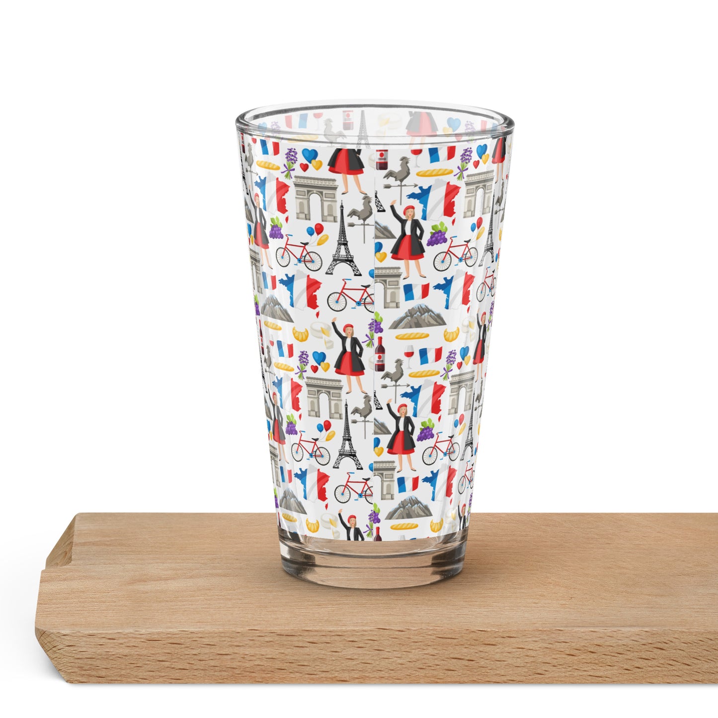 Shaker Pint Glass: France