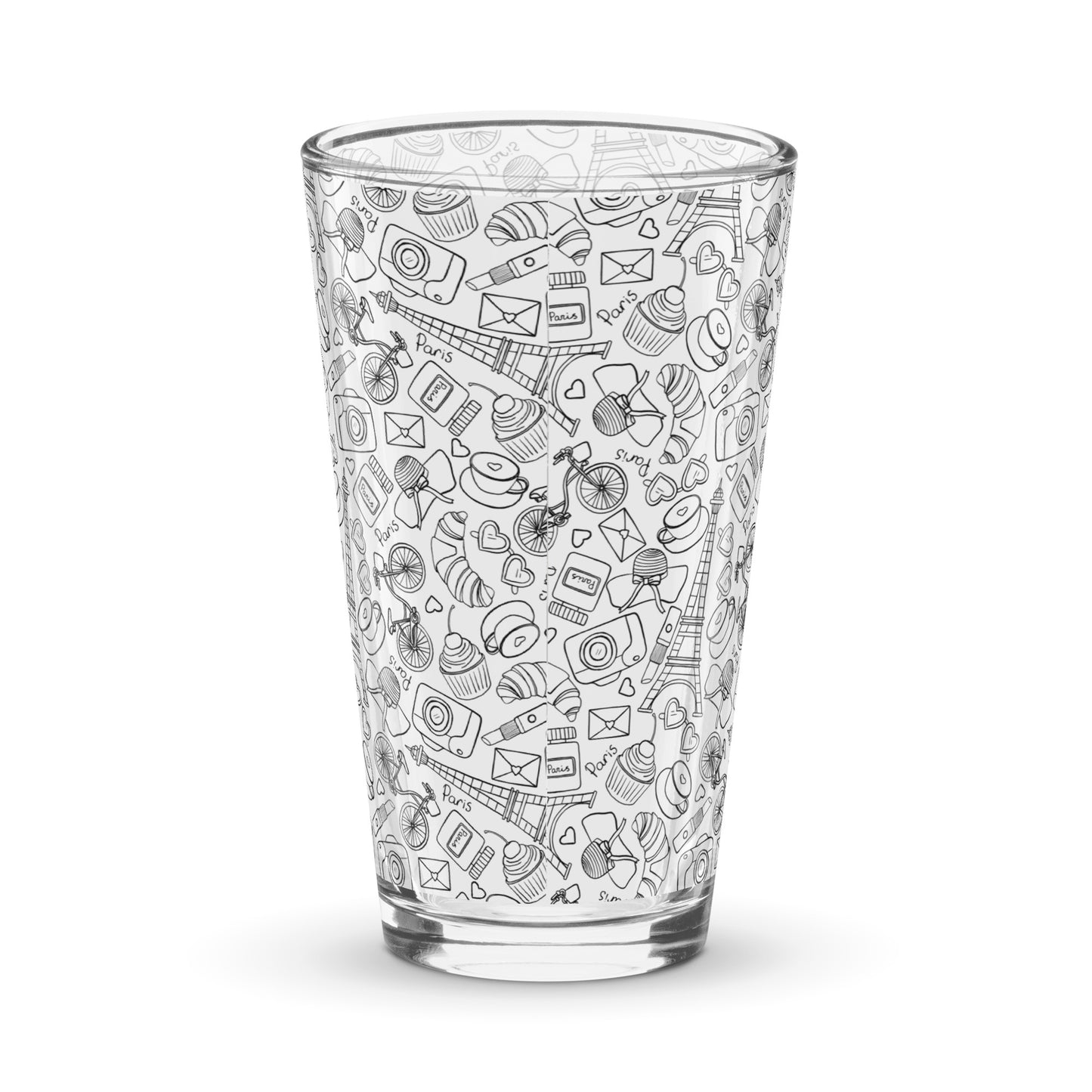 Shaker Pint Glass: France