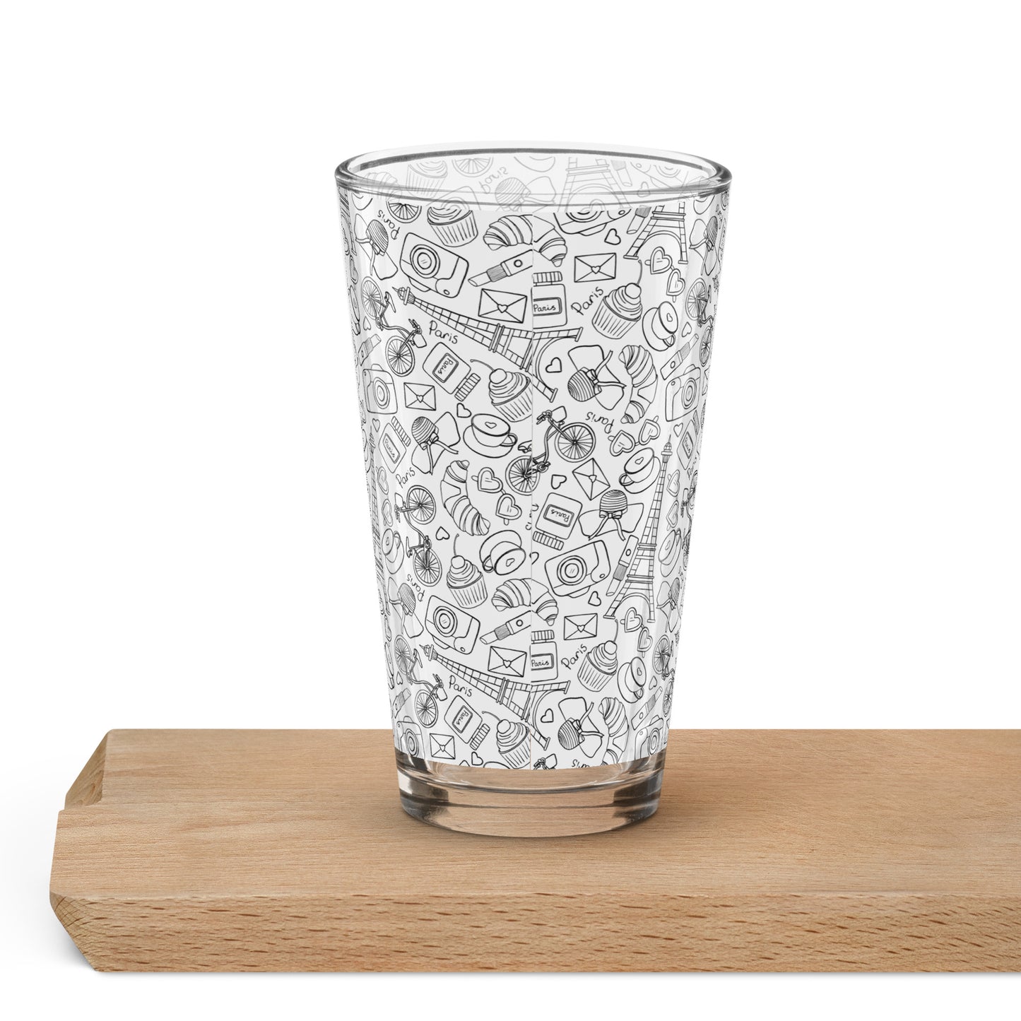 Shaker Pint Glass: France