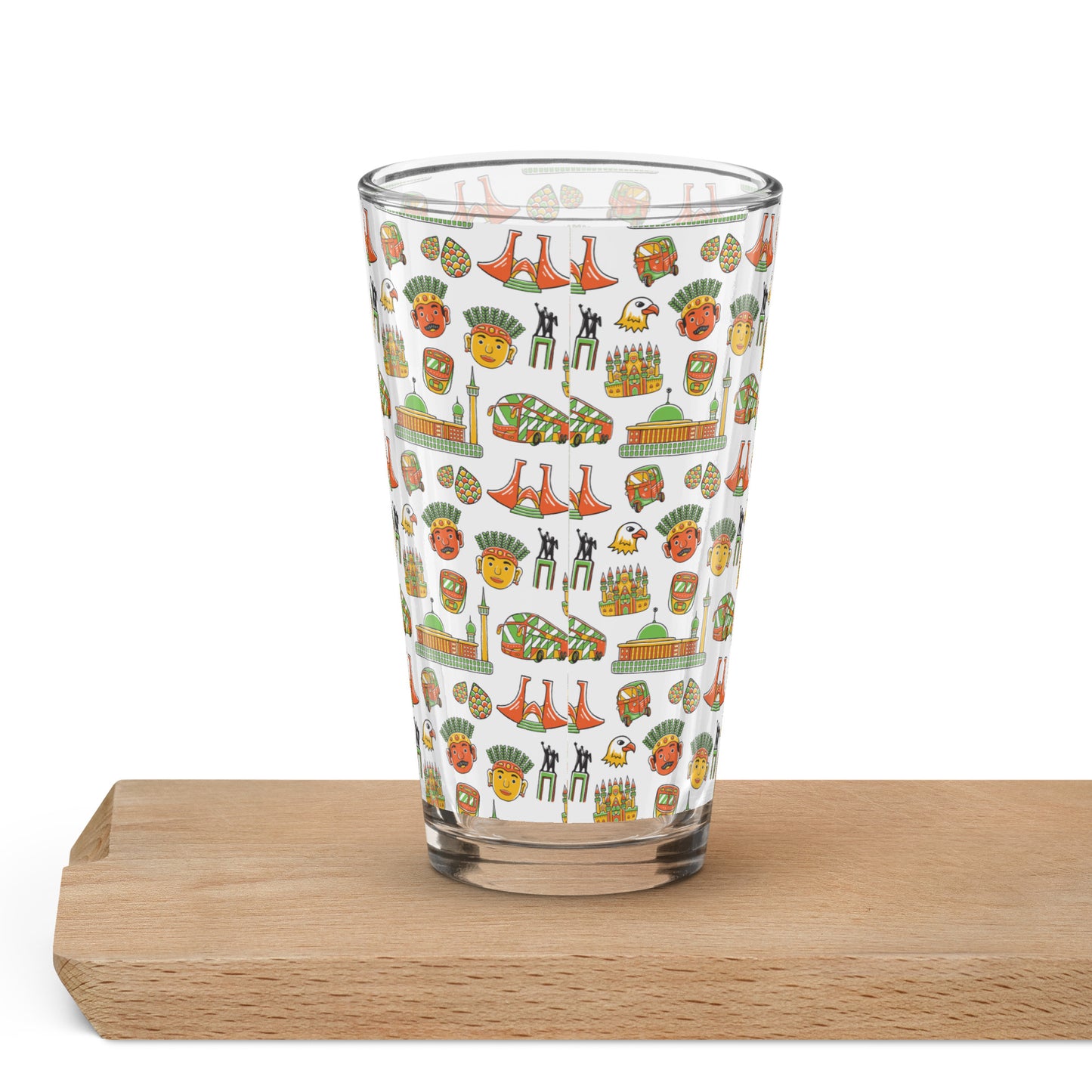 Shaker Pint Glass: Indonesia