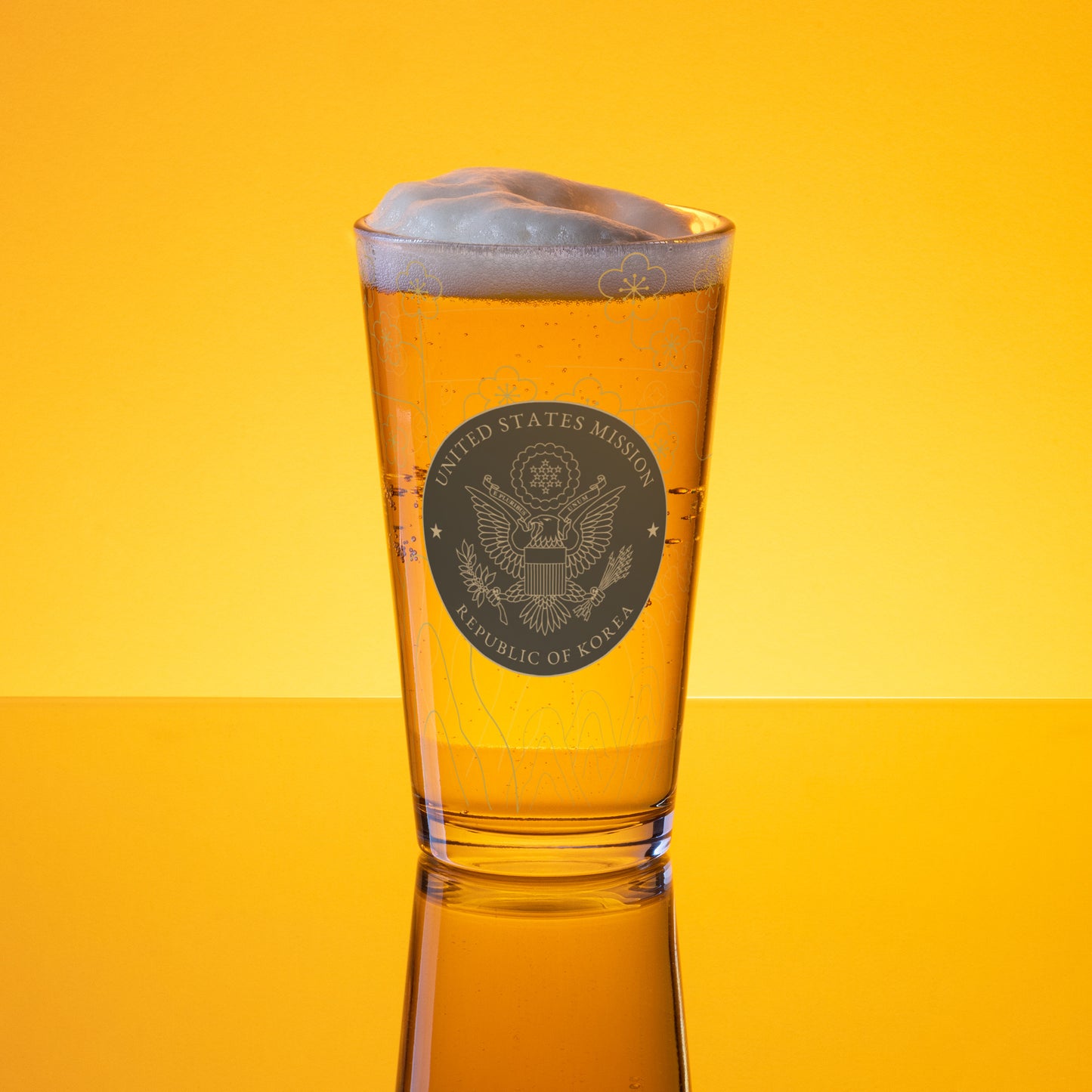 Shaker Pint Glass: Korea