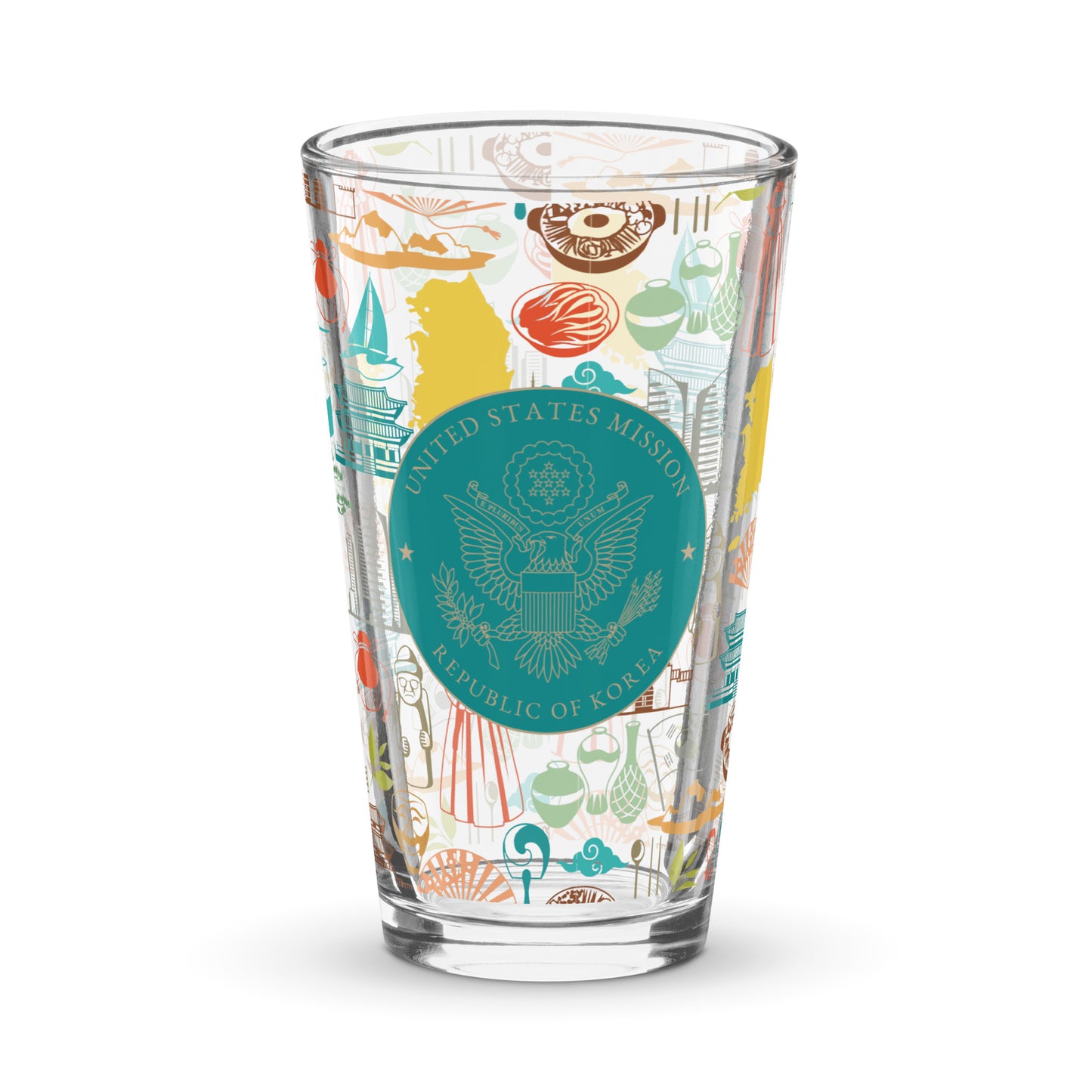 Shaker Pint Glass: Korea