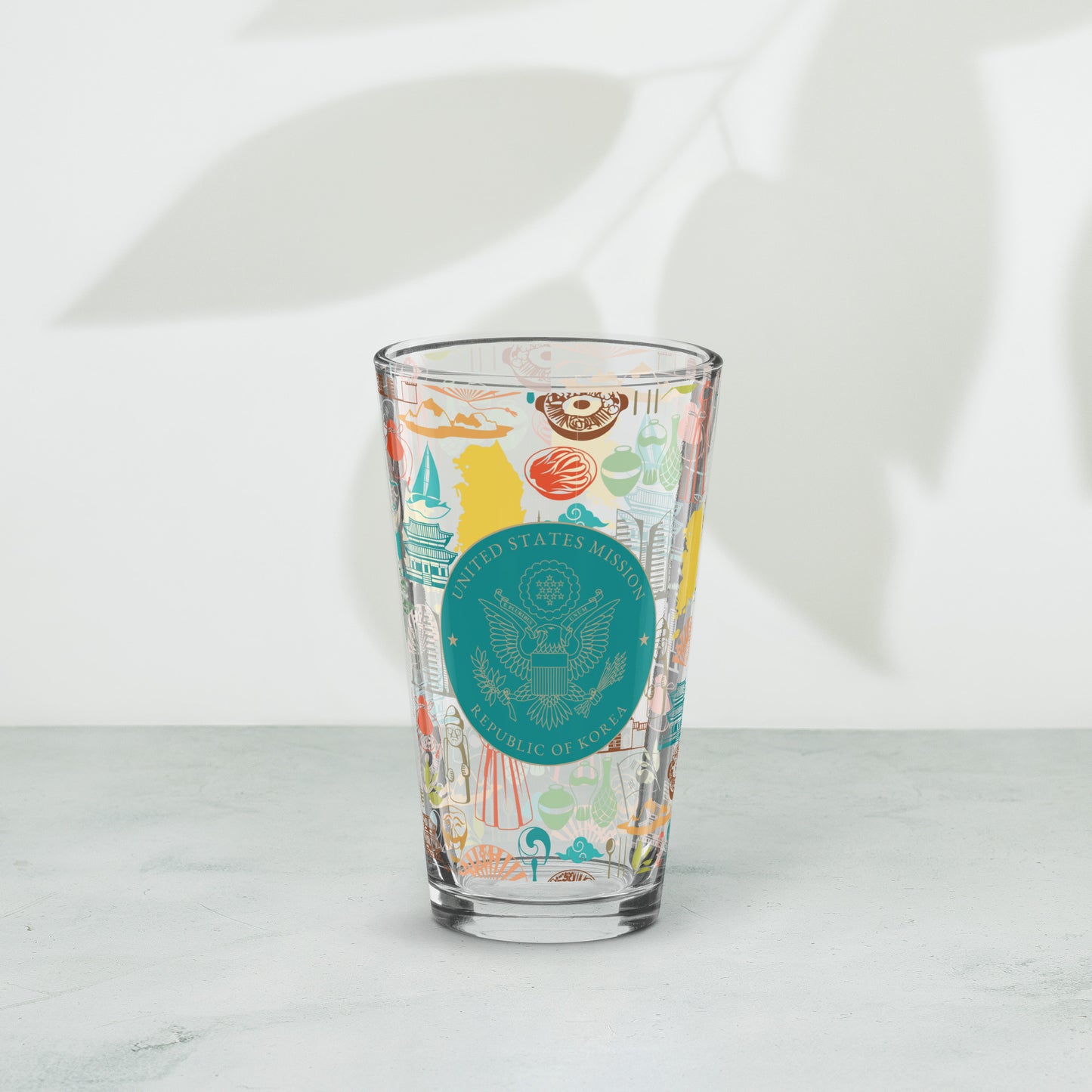 Shaker Pint Glass: Korea