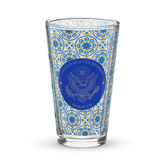 Shaker Pint Glass: Morocco