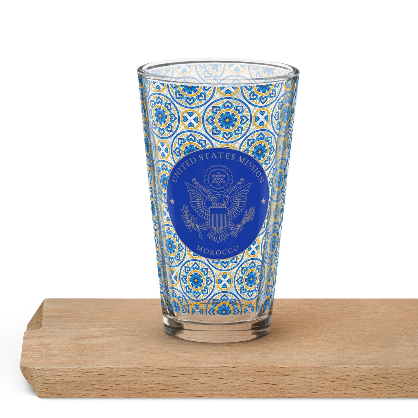 Shaker Pint Glass: Morocco