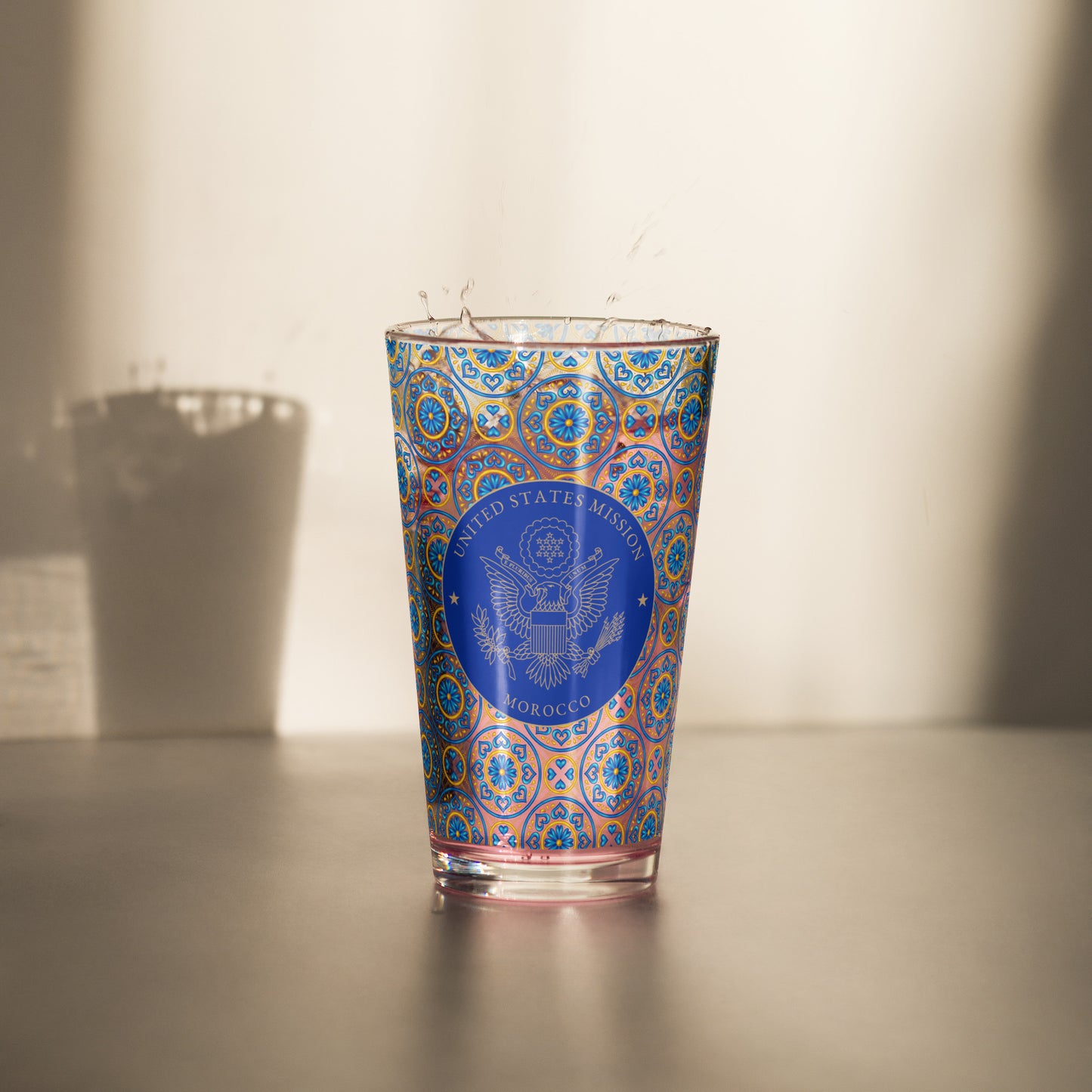 Shaker Pint Glass: Morocco