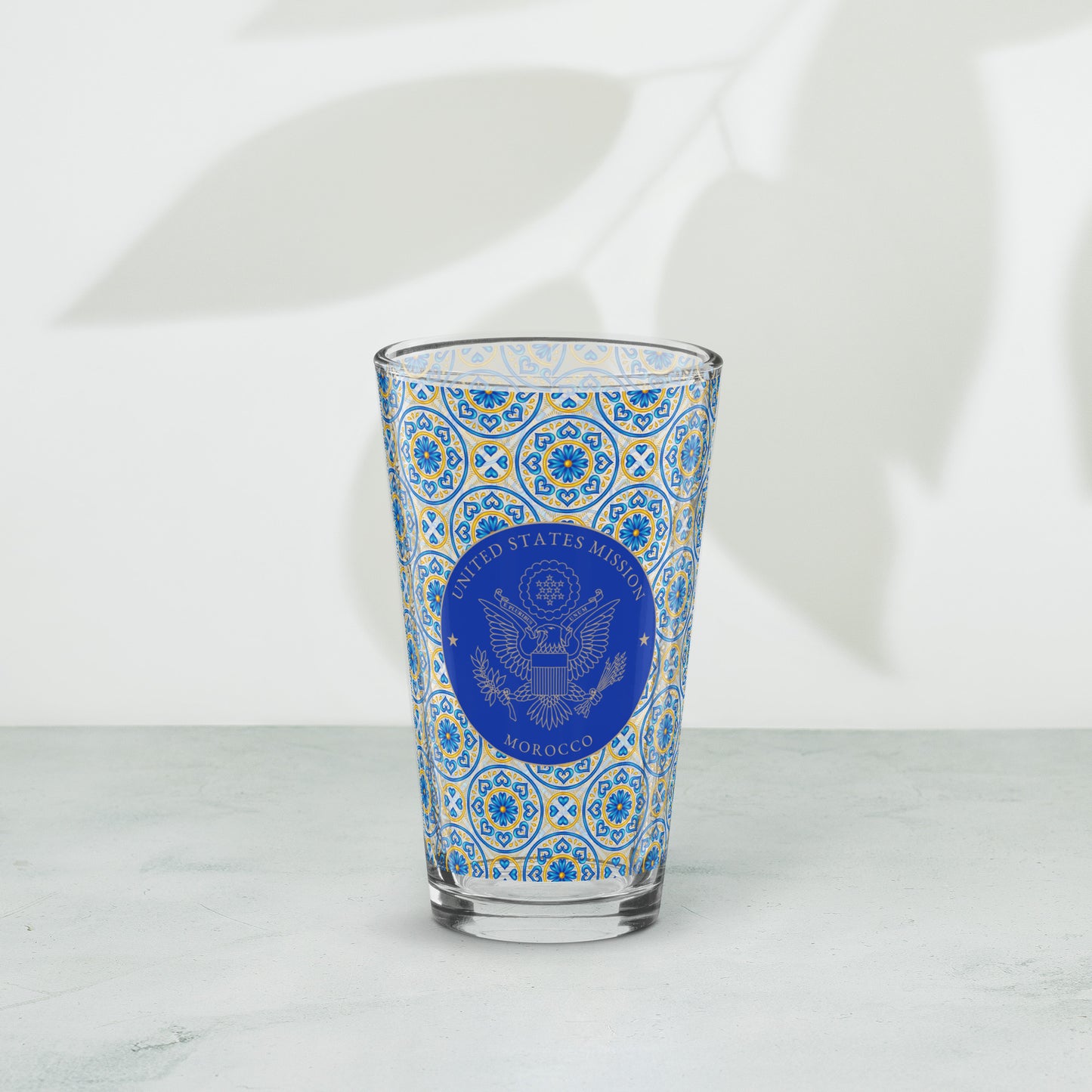 Shaker Pint Glass: Morocco