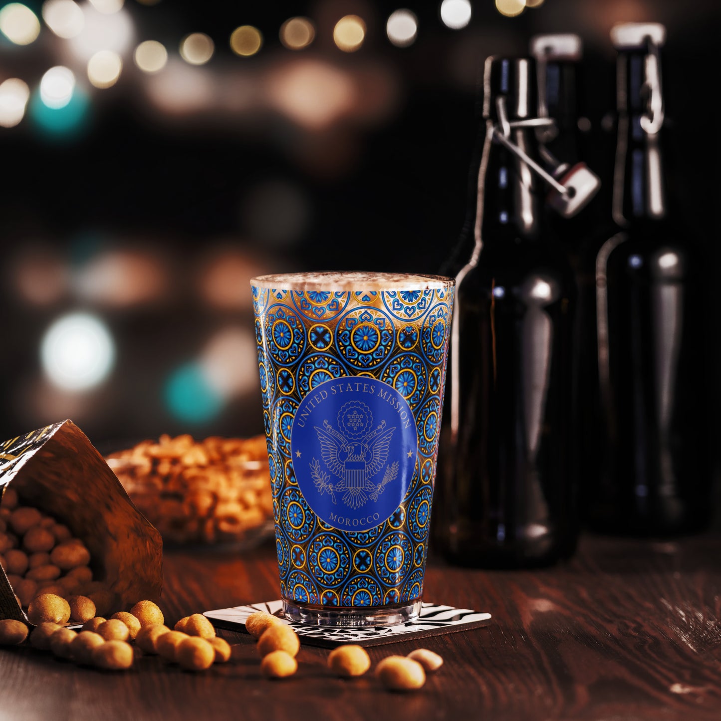 Shaker Pint Glass: Morocco