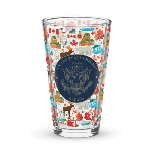 Shaker Pint Glass: Canada