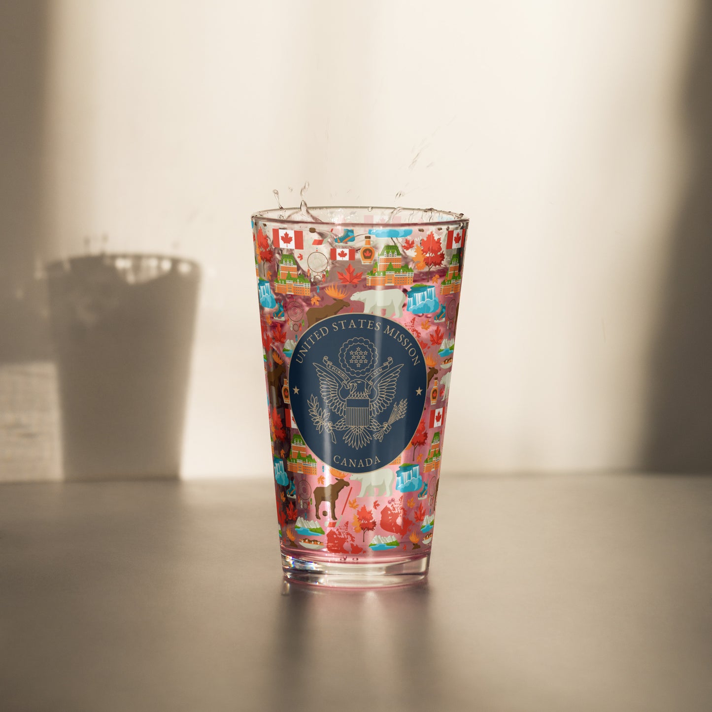 Shaker Pint Glass: Canada