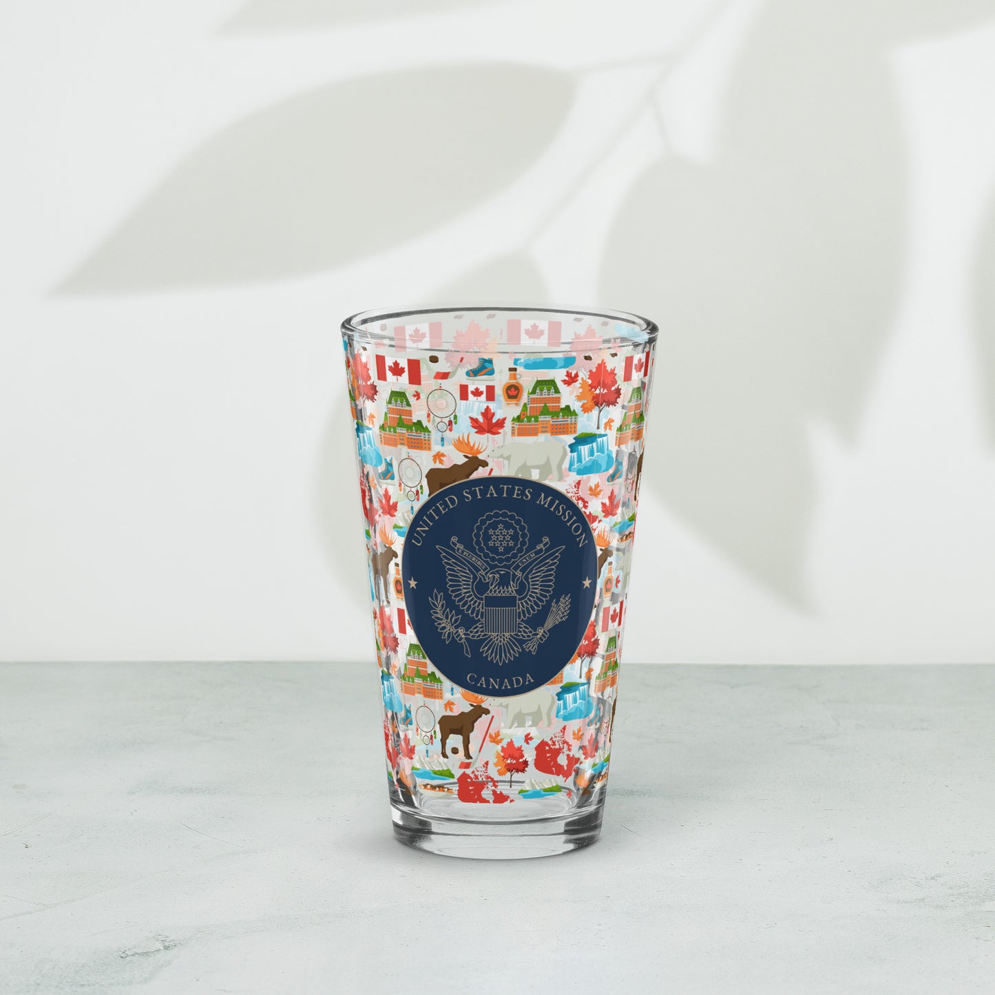 Shaker Pint Glass: Canada