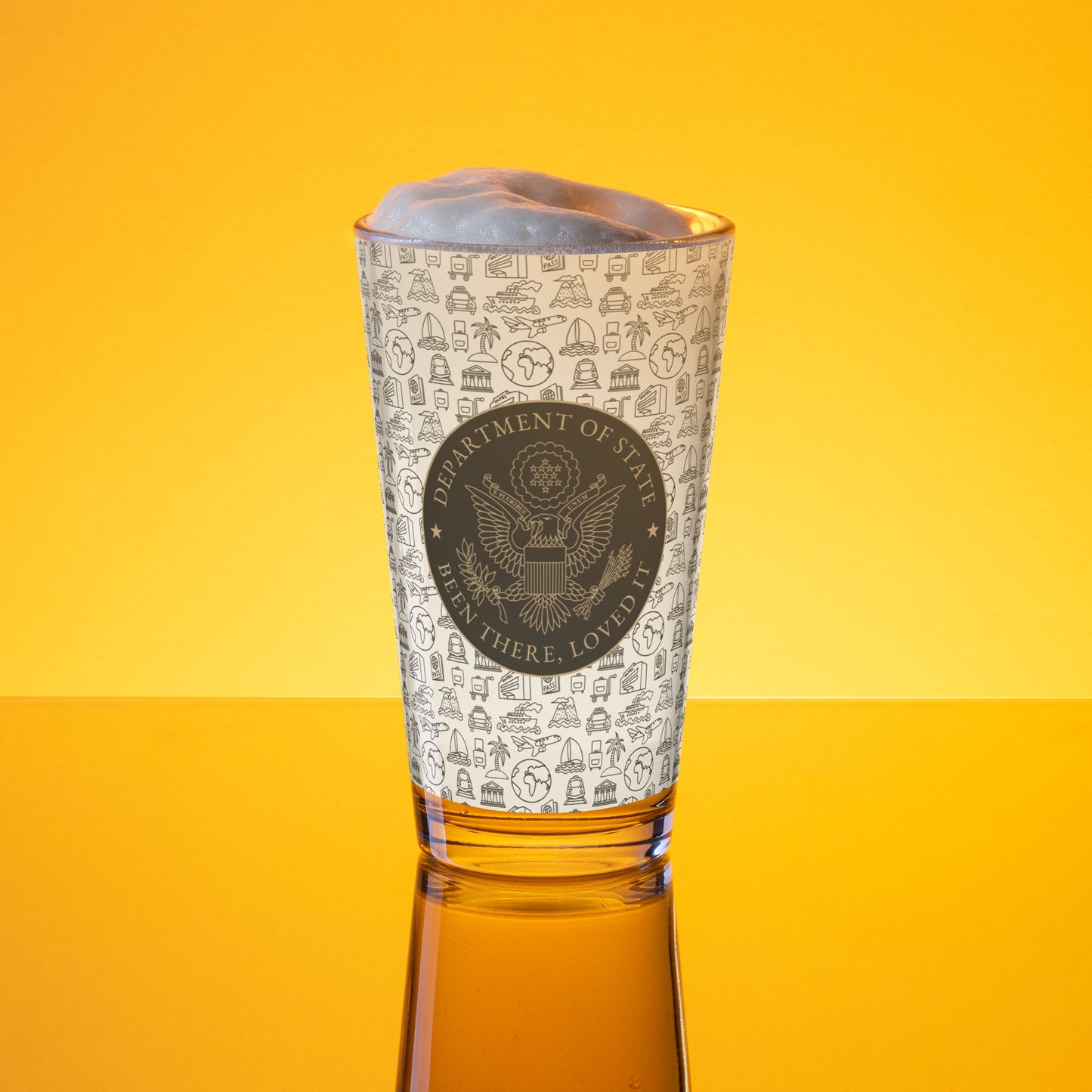 Shaker Pint Glass: Global