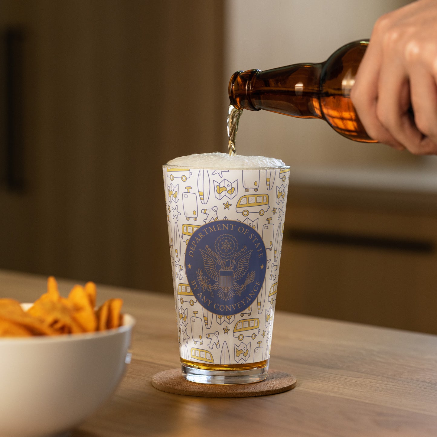 Shaker Pint Glass: Global