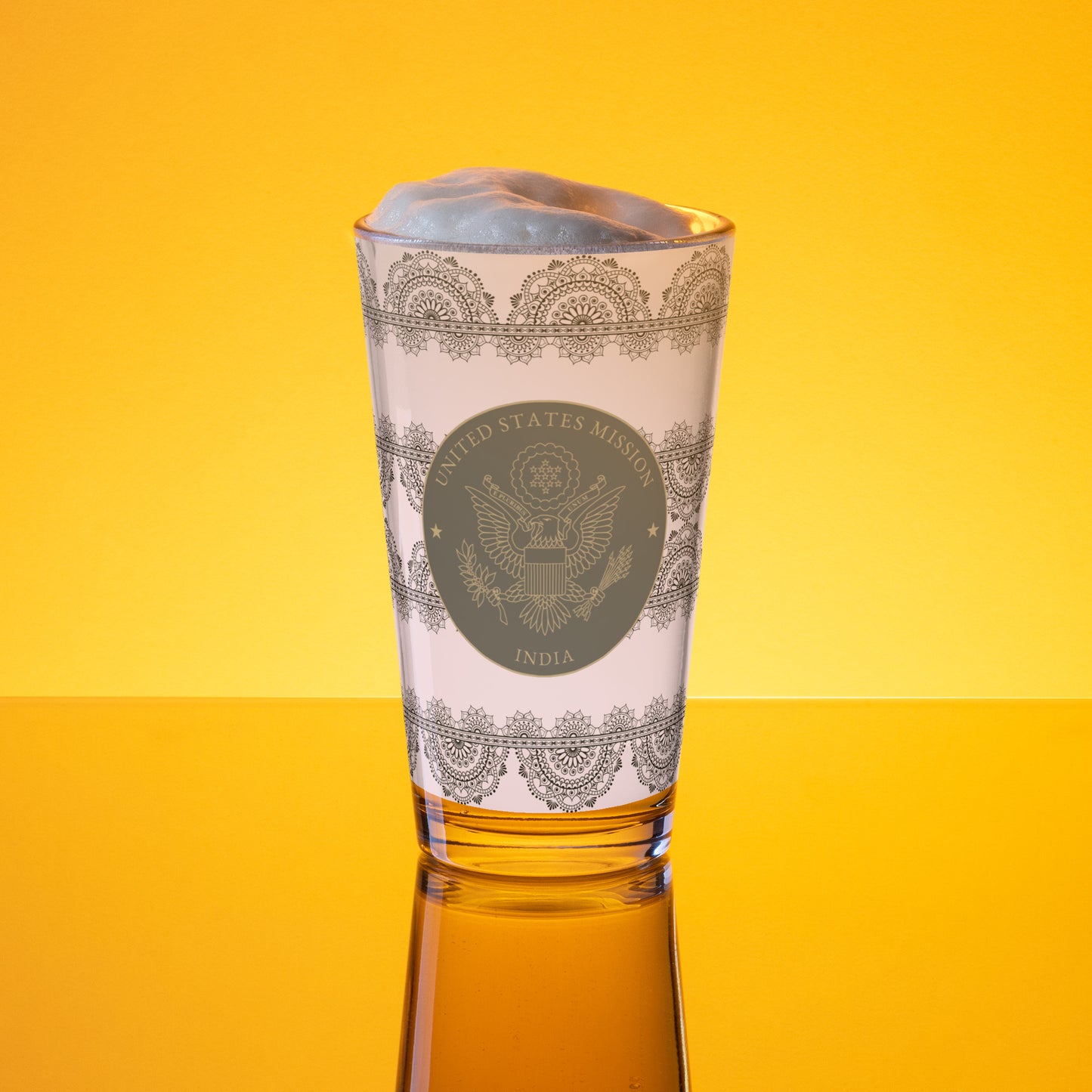 Shaker Pint Glass: India