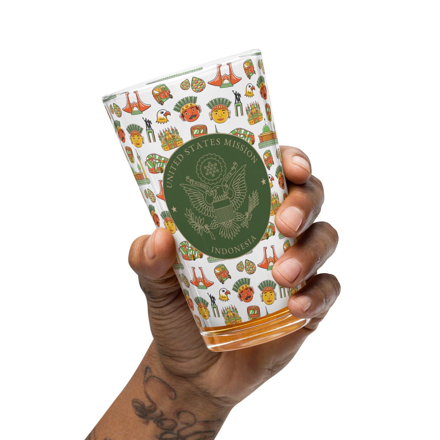 Shaker Pint Glass: Indonesia