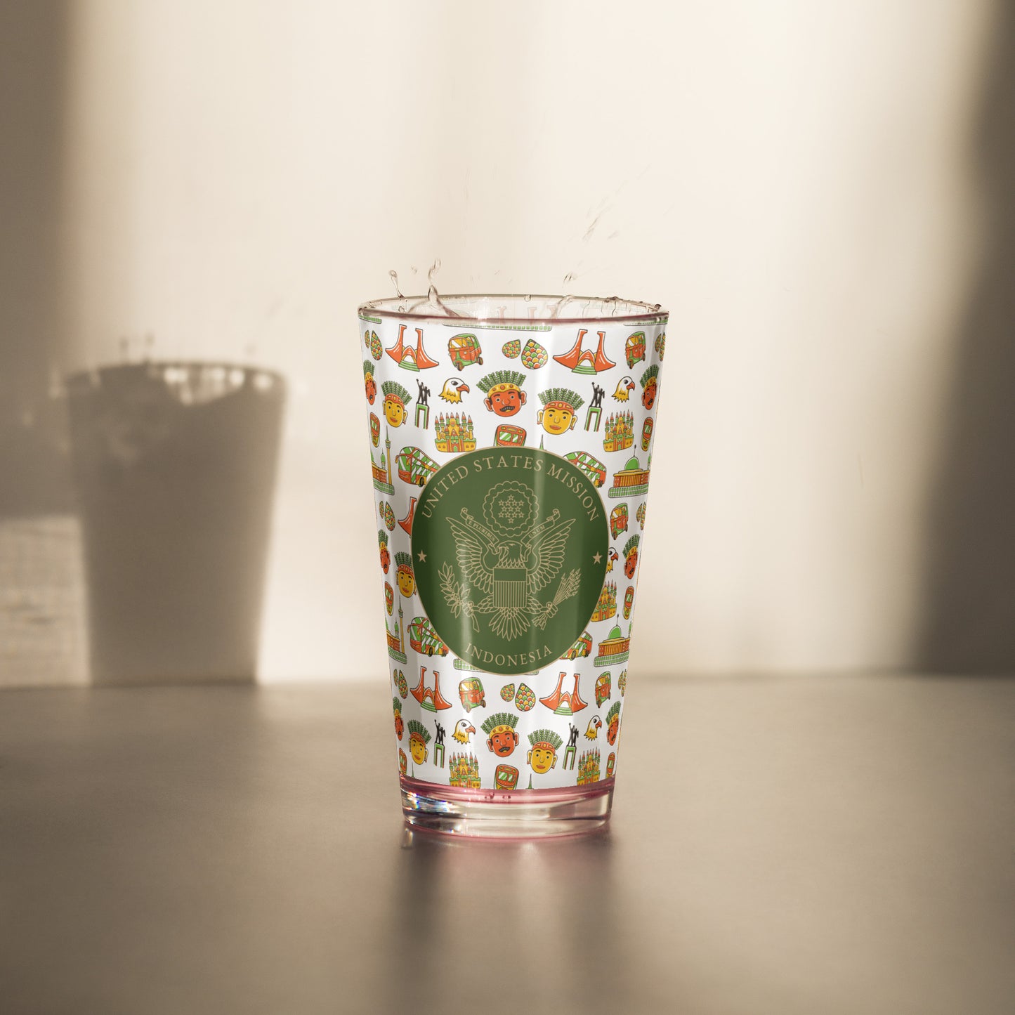 Shaker Pint Glass: Indonesia