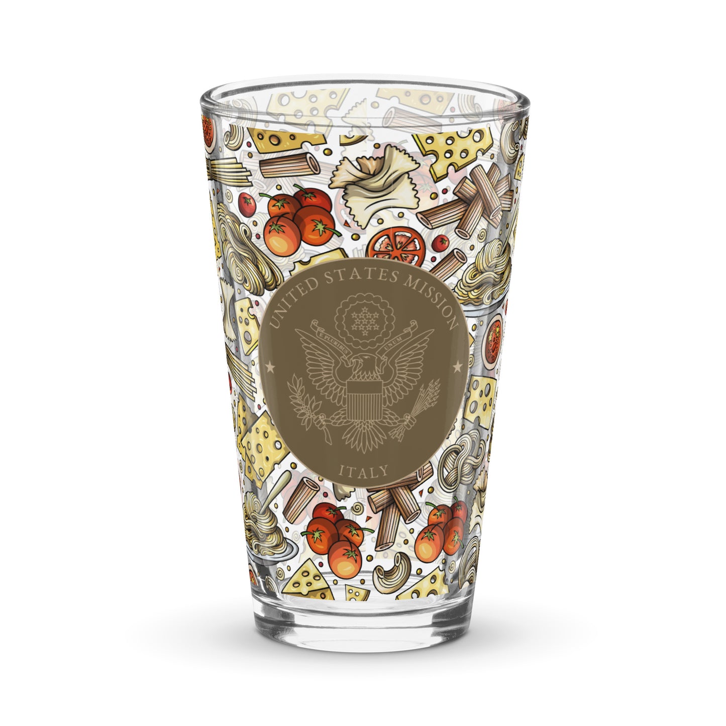 Shaker Pint Glass: Italy