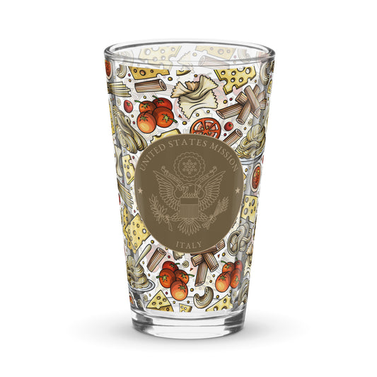 Shaker Pint Glass: Italy