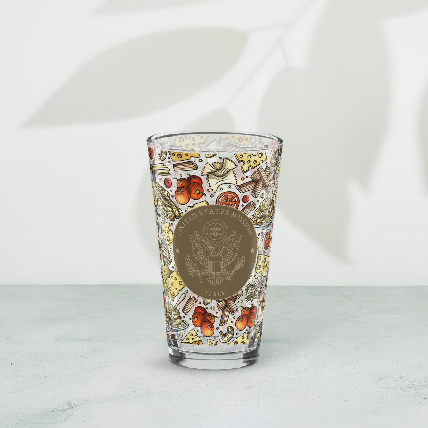 Shaker Pint Glass: Italy