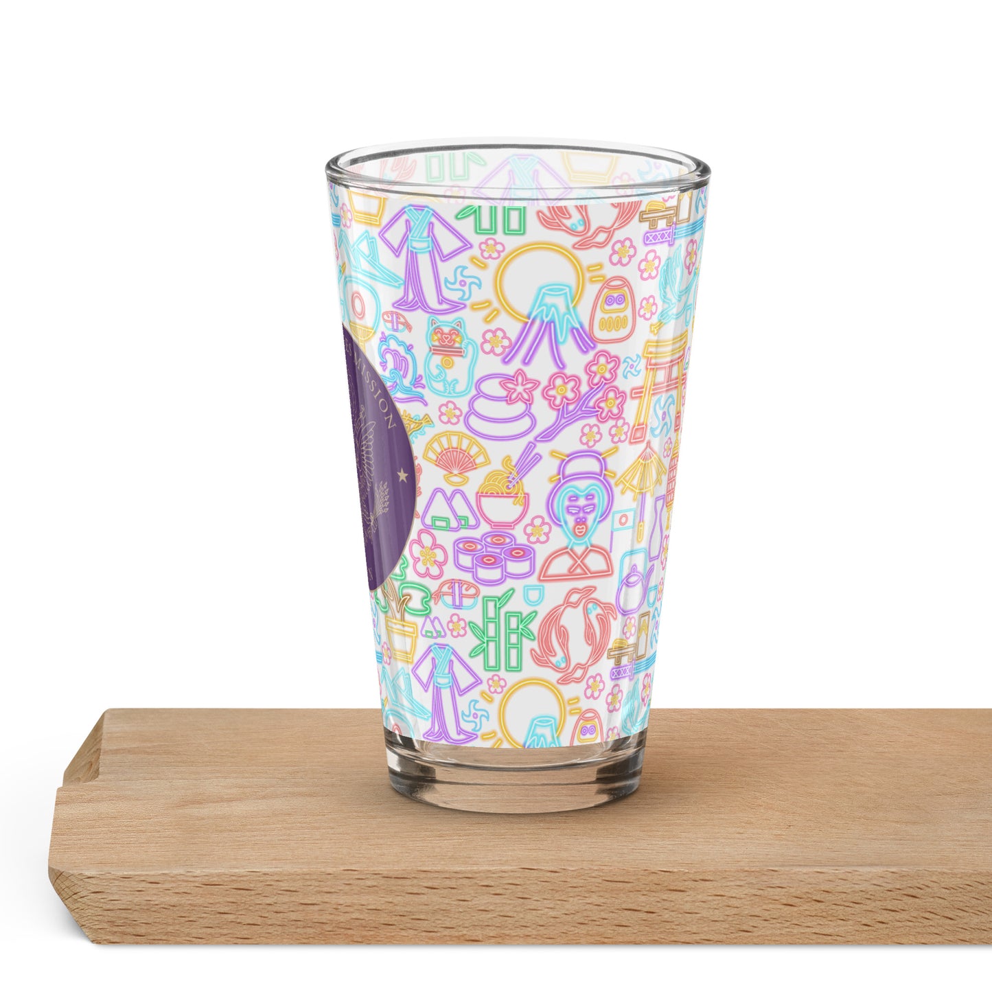 Shaker Pint Glass: Japan