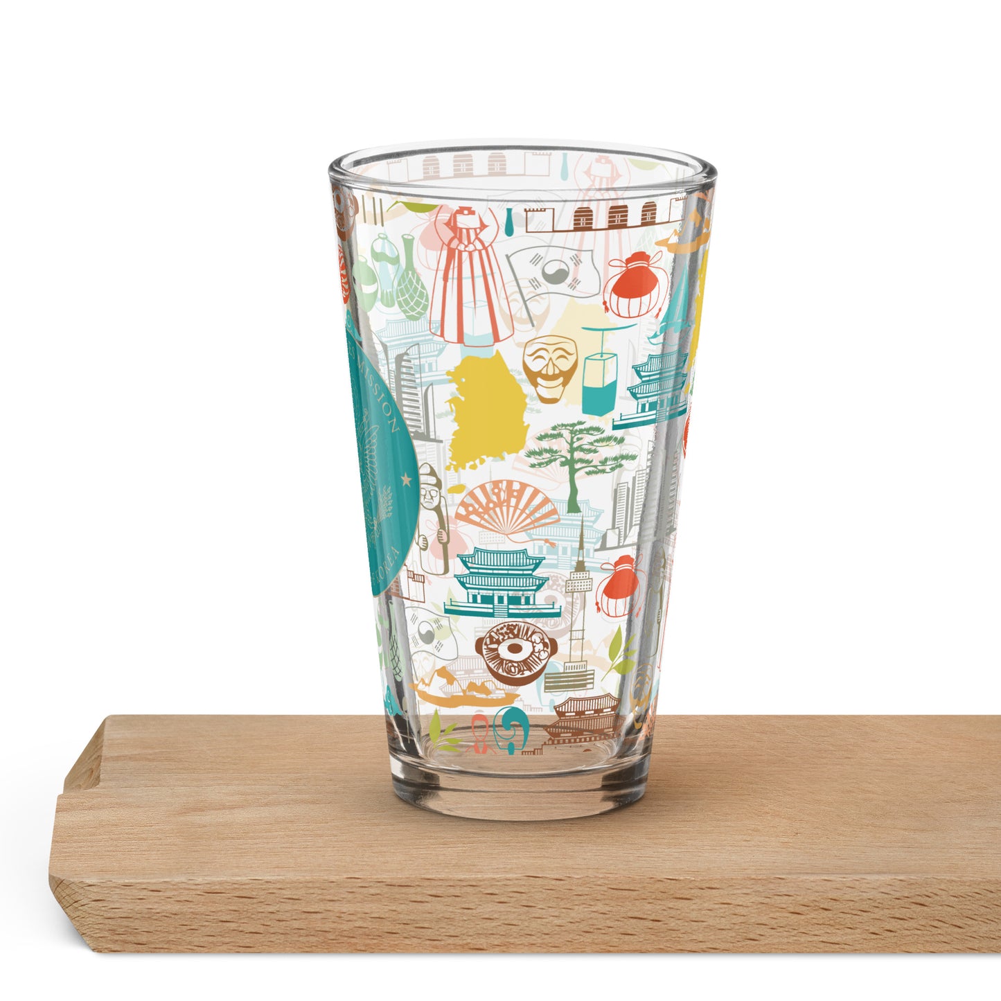 Shaker Pint Glass: Korea