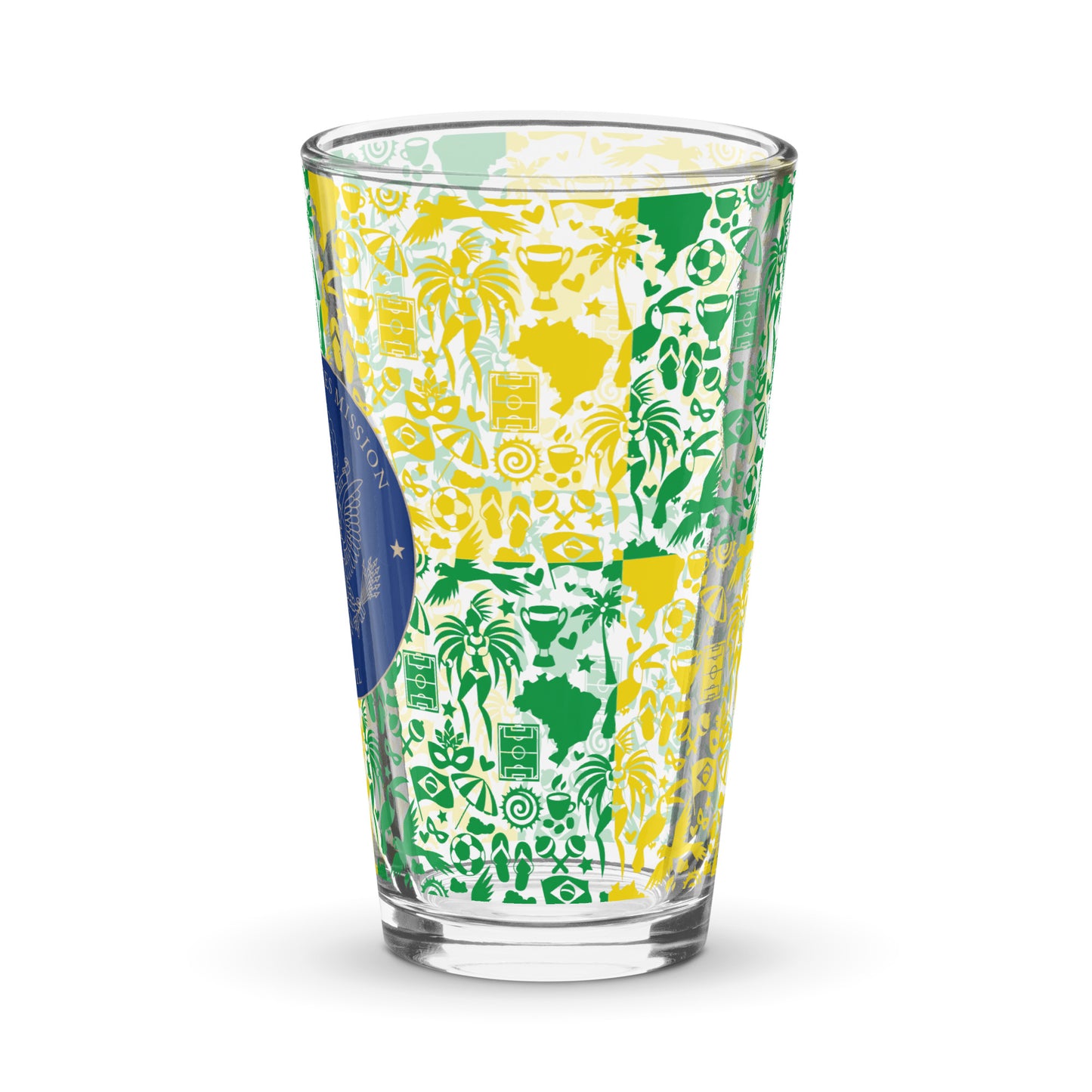 Shaker Pint Glass: Brazil