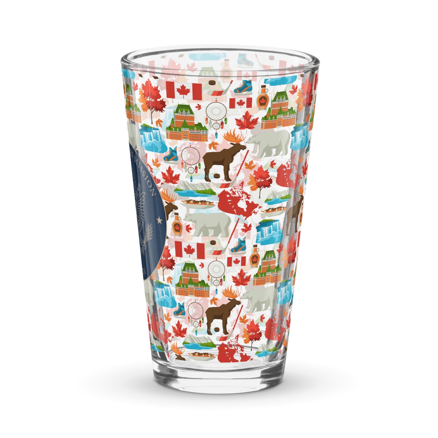 Shaker Pint Glass: Canada